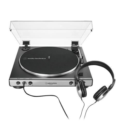 Tornamesa con Audifonos Audiotechnica - AT-LP60XHP-GM